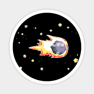 Pixel Comet Magnet